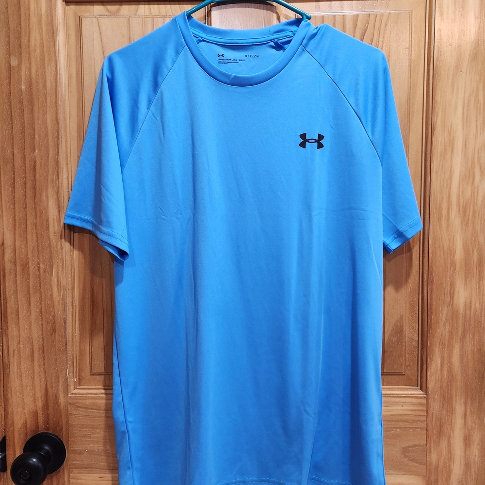 Under Armour Men's Light Blue Short Sleeve Tee